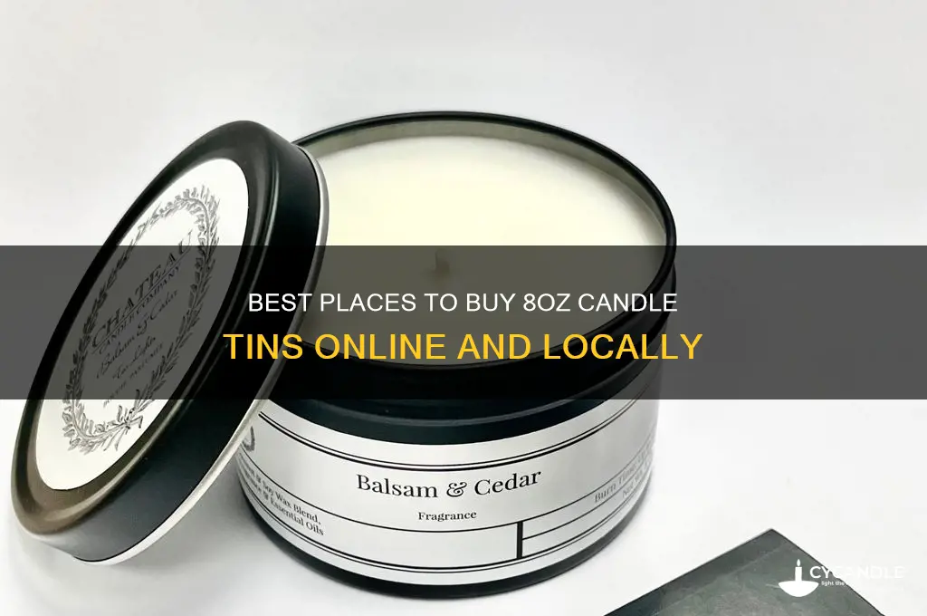 where to buy candle 8oz tins