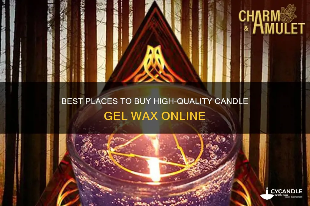 where to buy candle gel wax