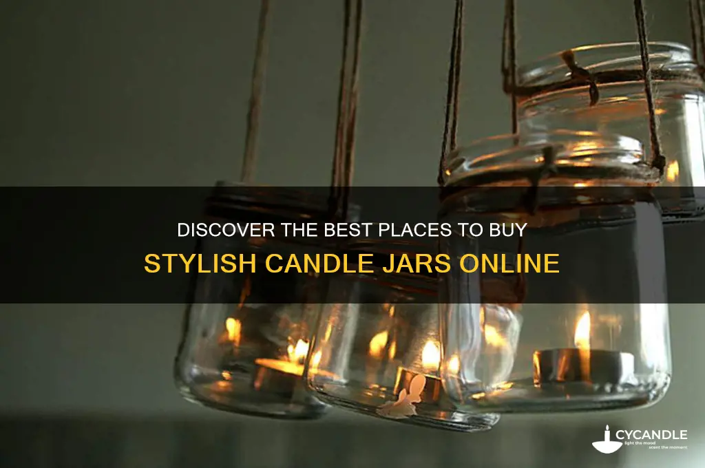 where to buy candle jar