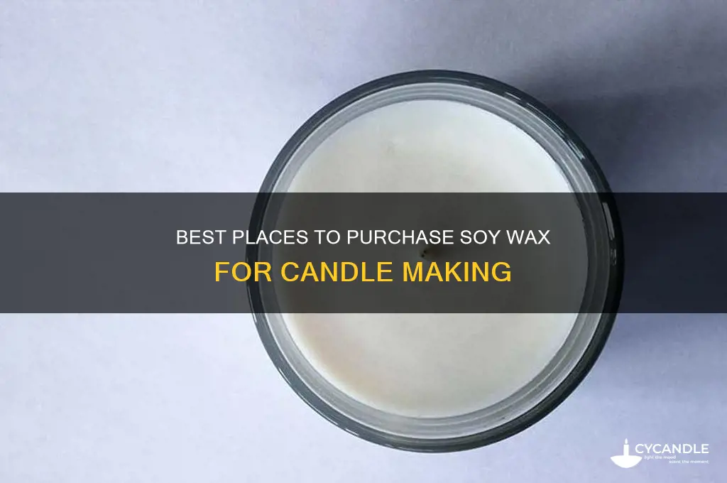 where to buy candle making soy wax