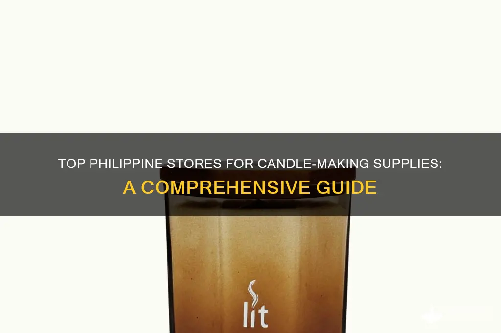 where to buy candle supplies in the philippines