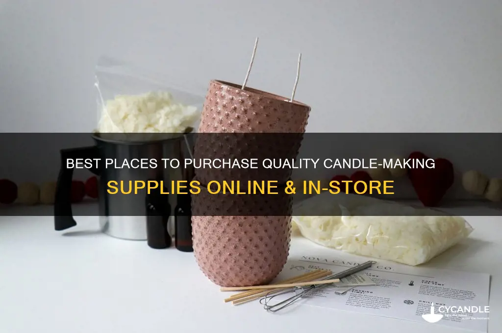 where to buy candle supplies
