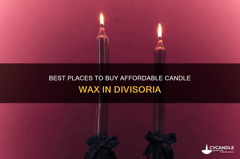 where to buy candle wax in divisoria
