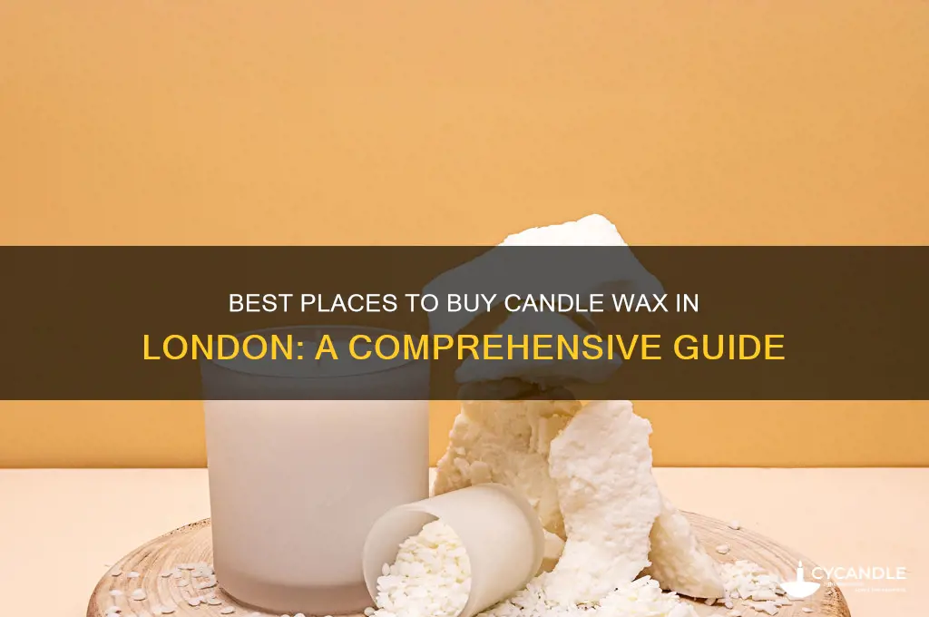where to buy candle wax in london