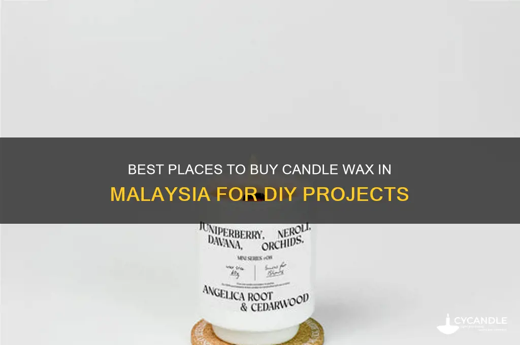 where to buy candle wax in malaysia