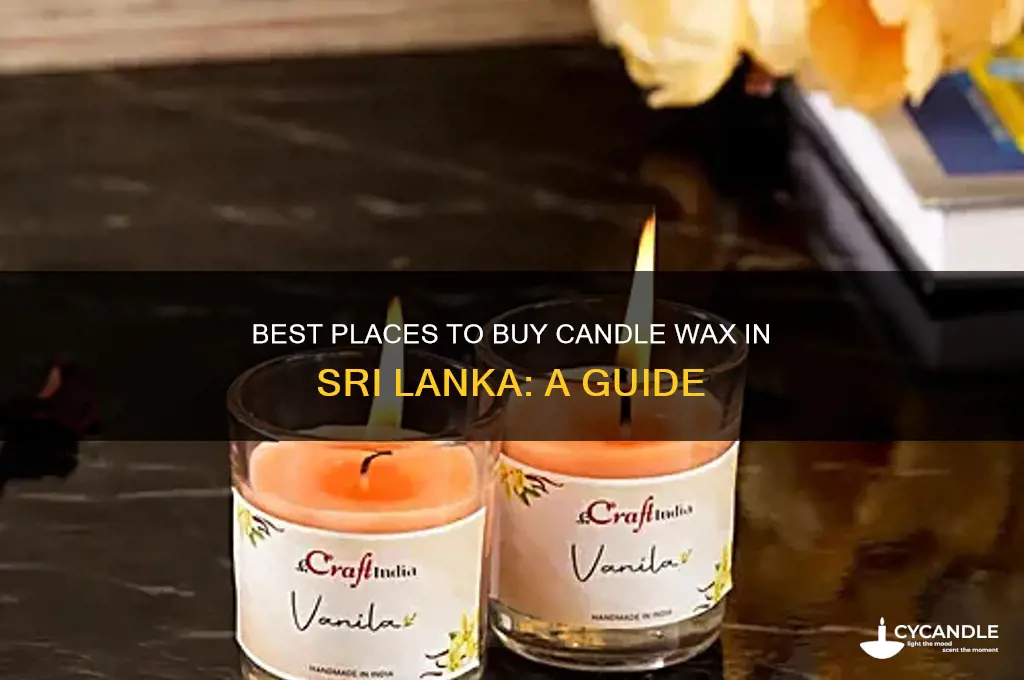 where to buy candle wax in sri lanka