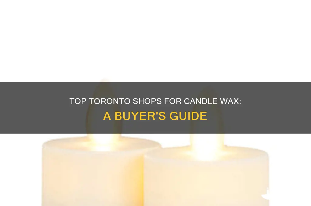 where to buy candle wax in toronto