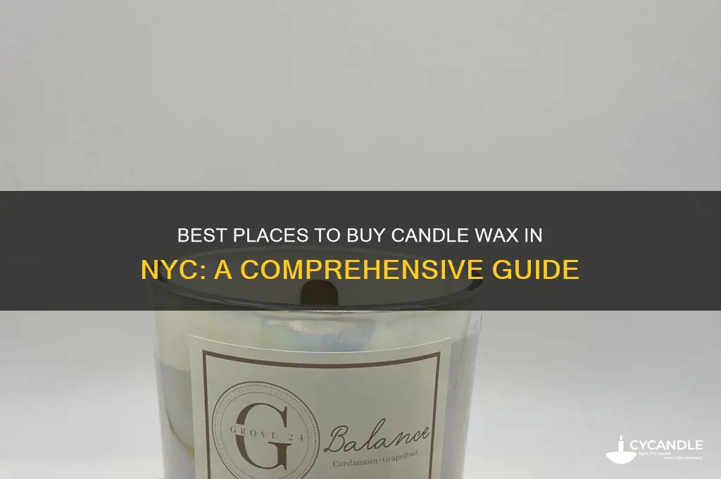 where to buy candle wax nyc