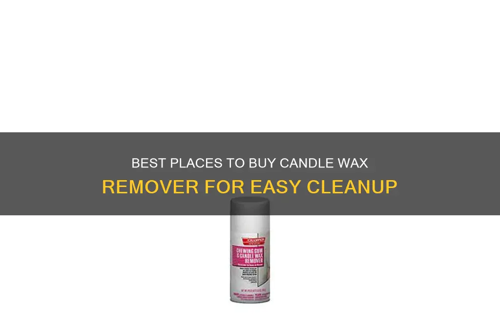 where to buy candle wax remover