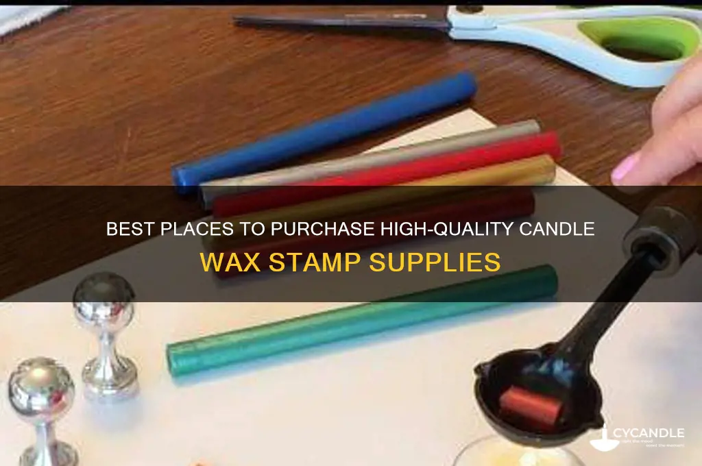 where to buy candle wax stamp