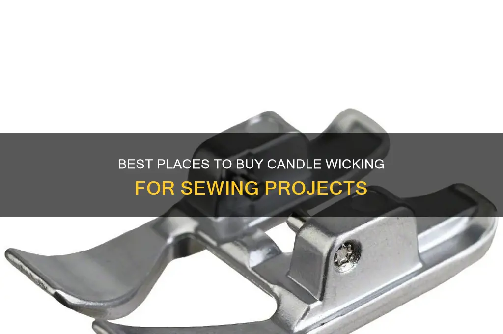 where to buy candle wicking for sewing