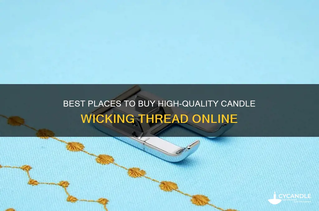 where to buy candle wicking thread