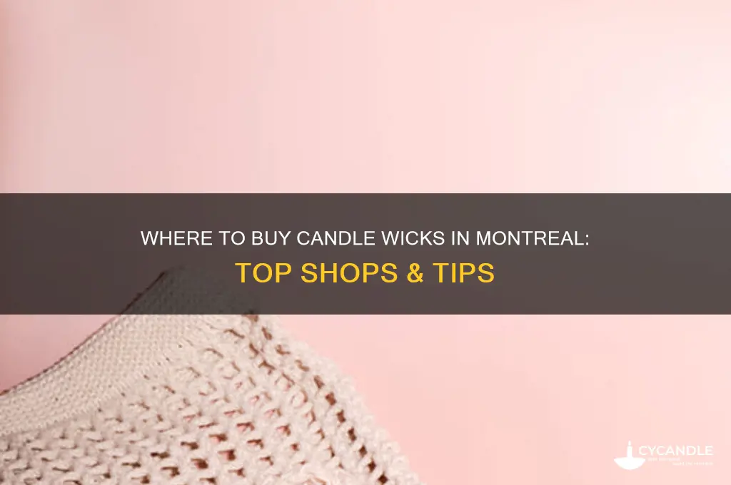 where to buy candle wicks montreal