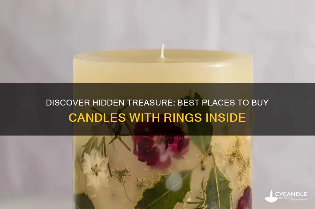 where to buy candle with ring inside