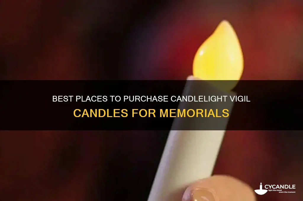 where to buy candlelight vigil candles