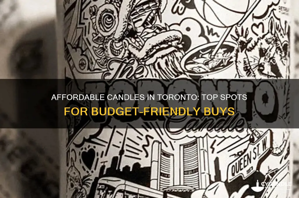 where to buy candles cheap in toronto