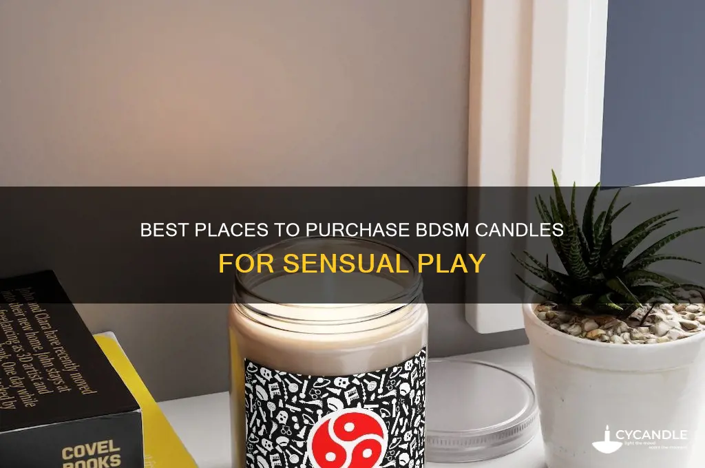 where to buy candles for bdsm