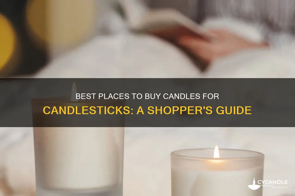 where to buy candles for candlesticks