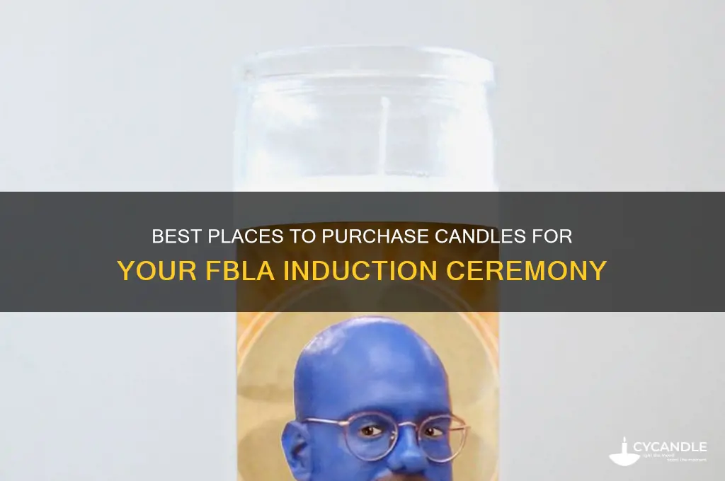 where to buy candles for fbla induction ceremony