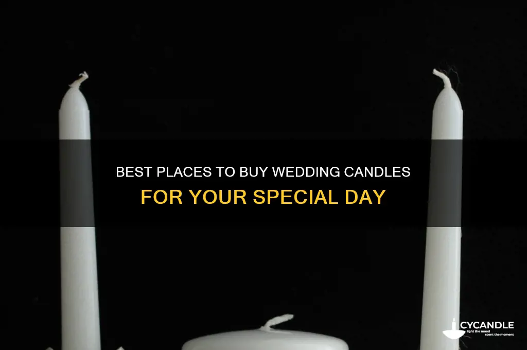 where to buy candles for wedding