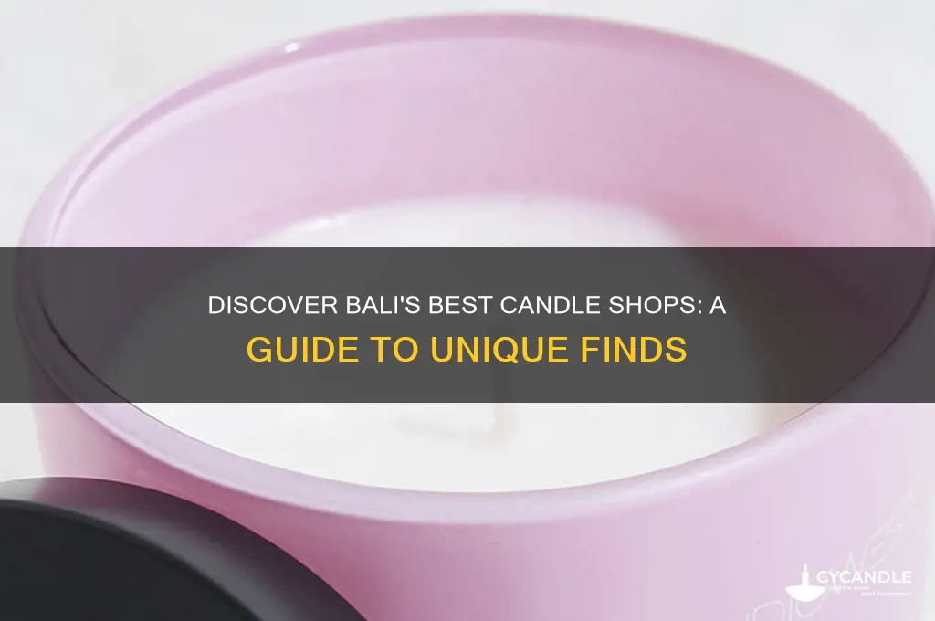 where to buy candles in bali