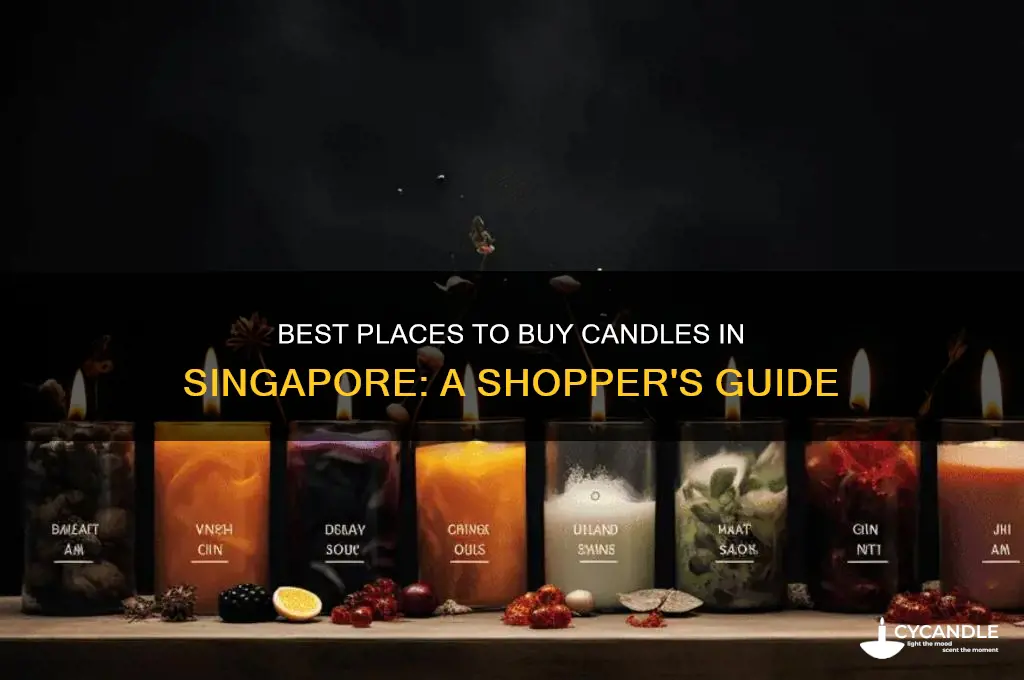 where to buy candles in singapore
