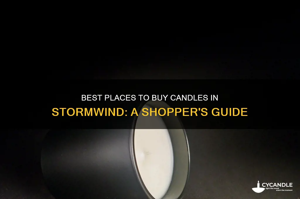 where to buy candles stormwind