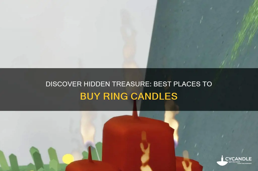 where to buy candles that have rings in them