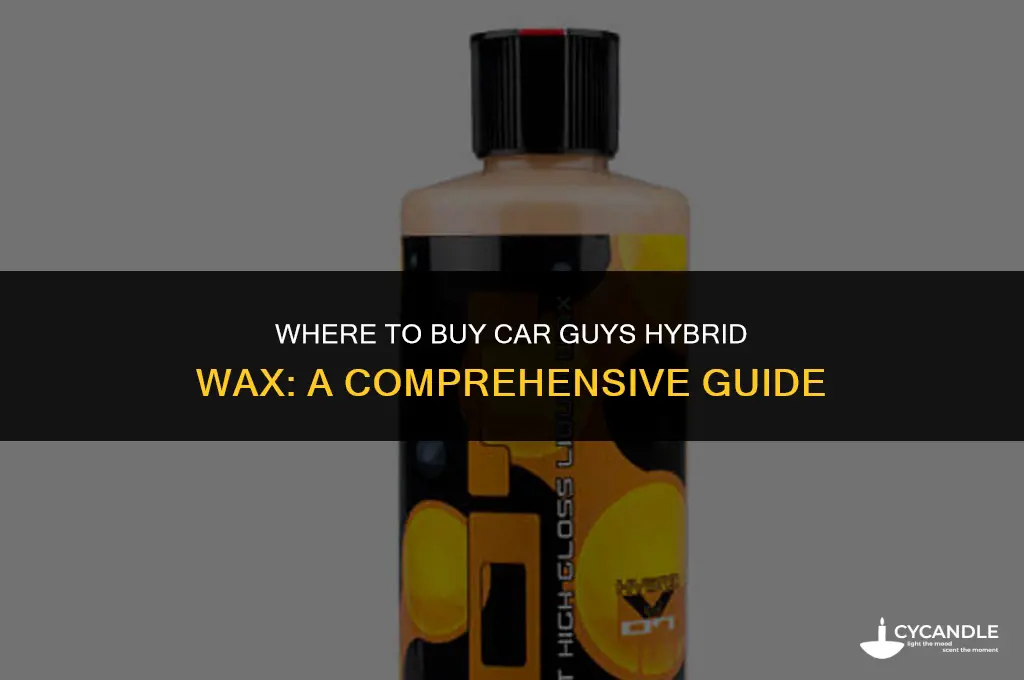 where to buy car guys hybrid wax