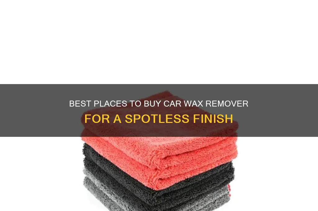 where to buy car wax remover