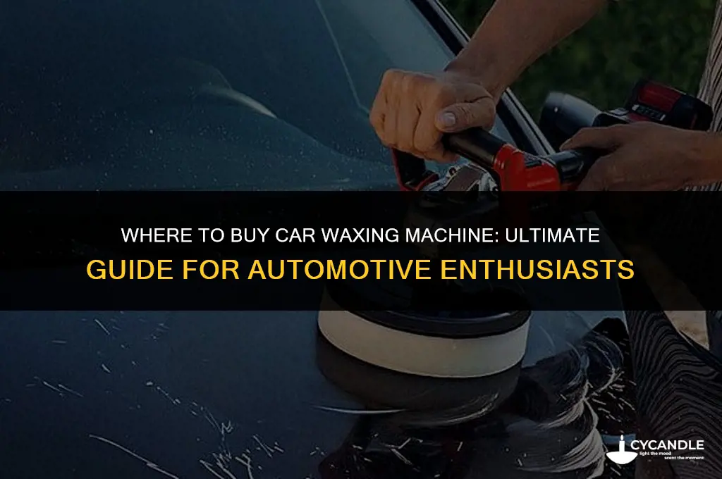 where to buy car waxing machine