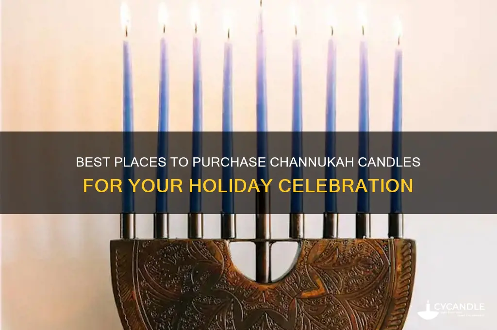 where to buy channukah candles