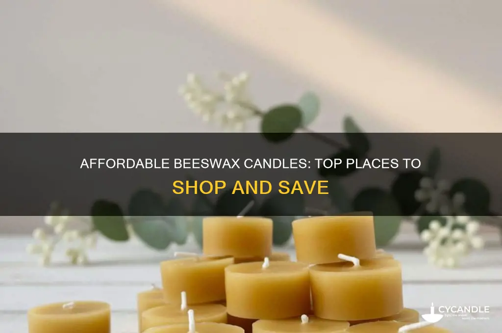 where to buy cheap beeswax candles