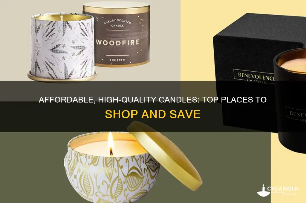 where to buy cheap but good candles