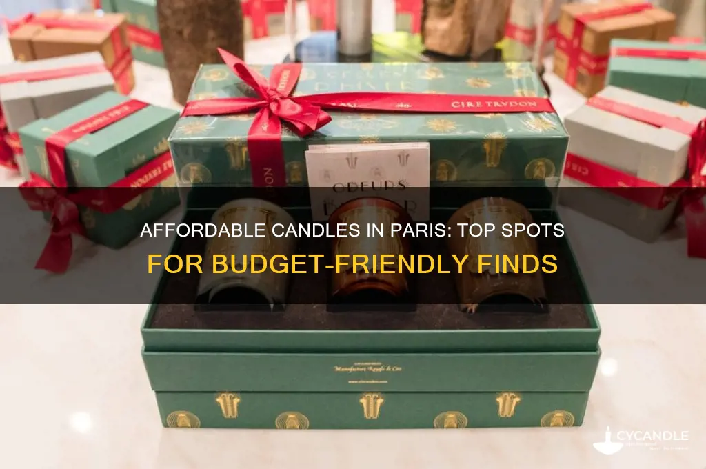 where to buy cheap candles in paris