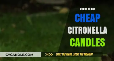 Affordable Citronella Candles: Top Places to Buy and Save