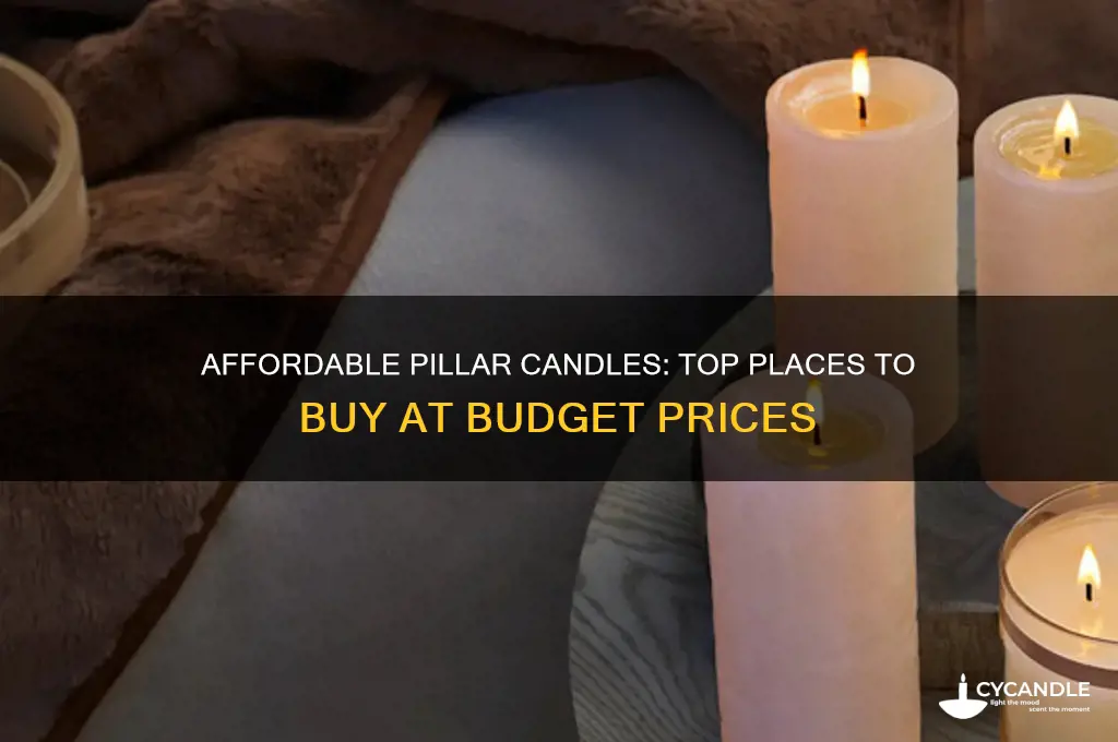 where to buy cheap pillar candles