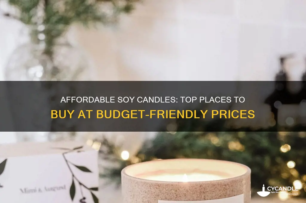 where to buy cheap soy candles