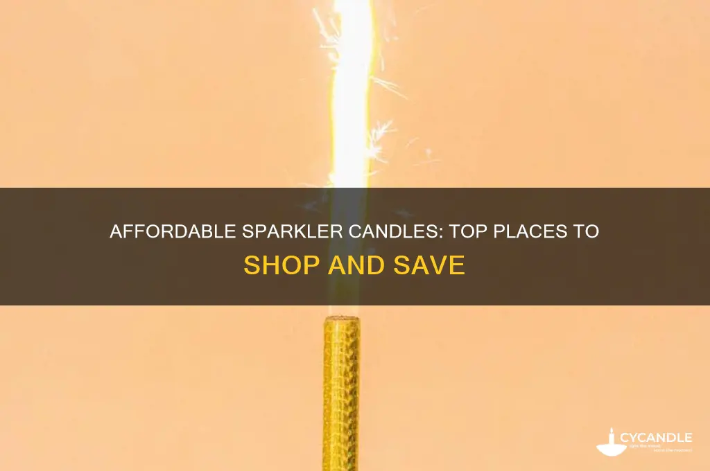 where to buy cheap sparkler candles