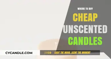 Affordable Unscented Candles: Top Places to Buy at Low Prices