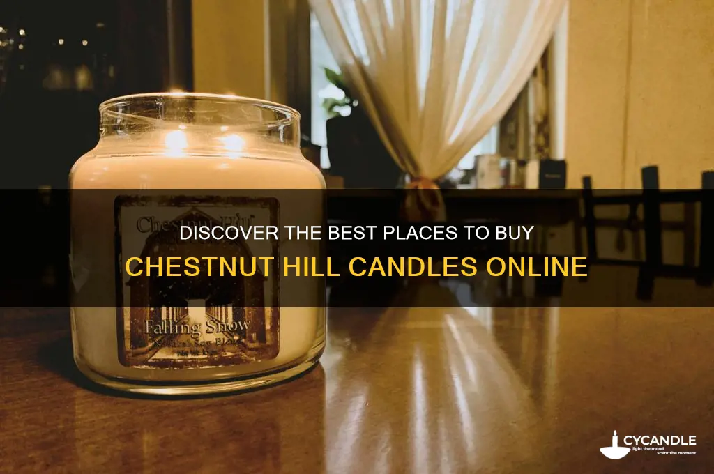 where to buy chestnut hill candles