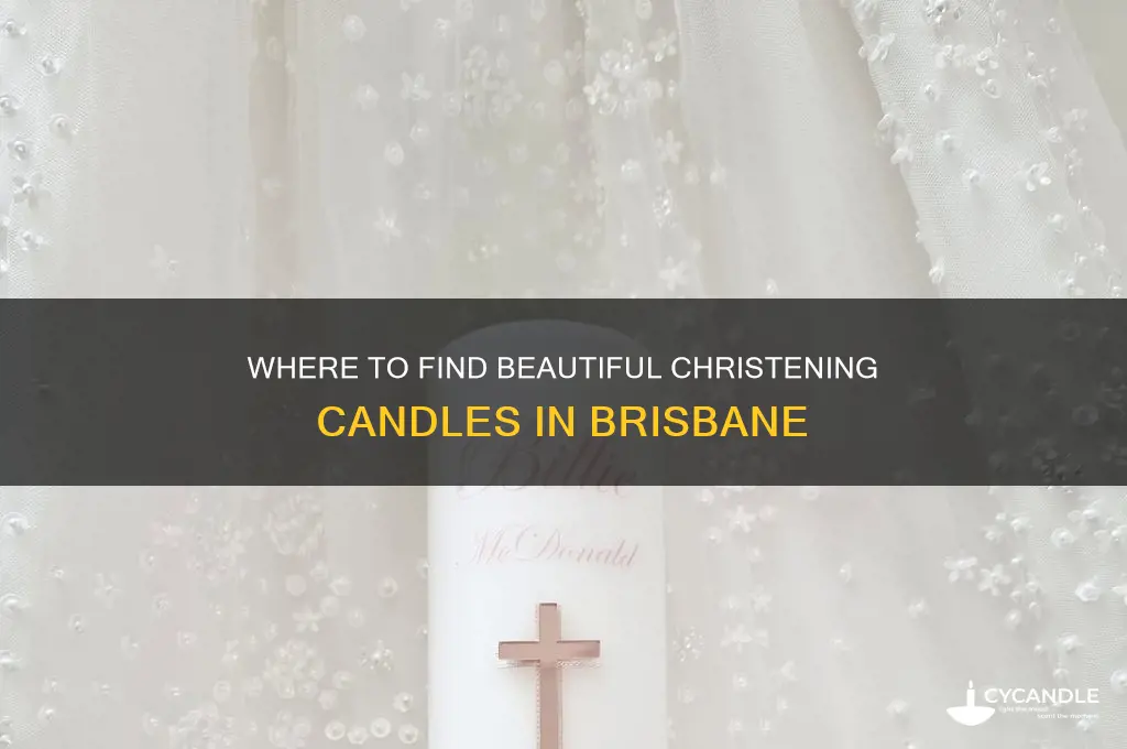 where to buy christening candles brisbane