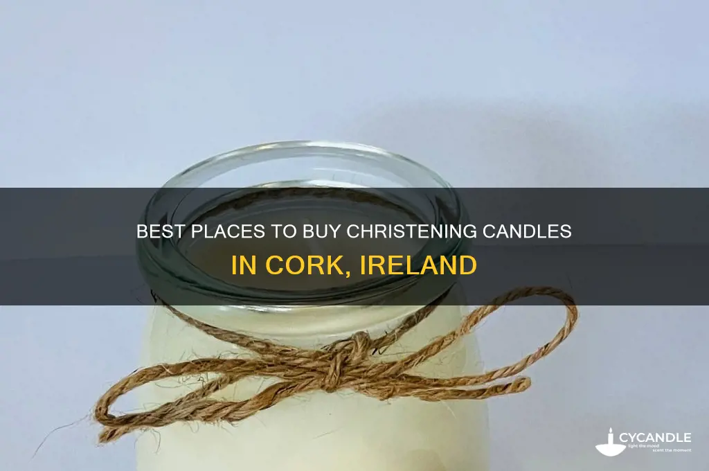 where to buy christening candles in cork