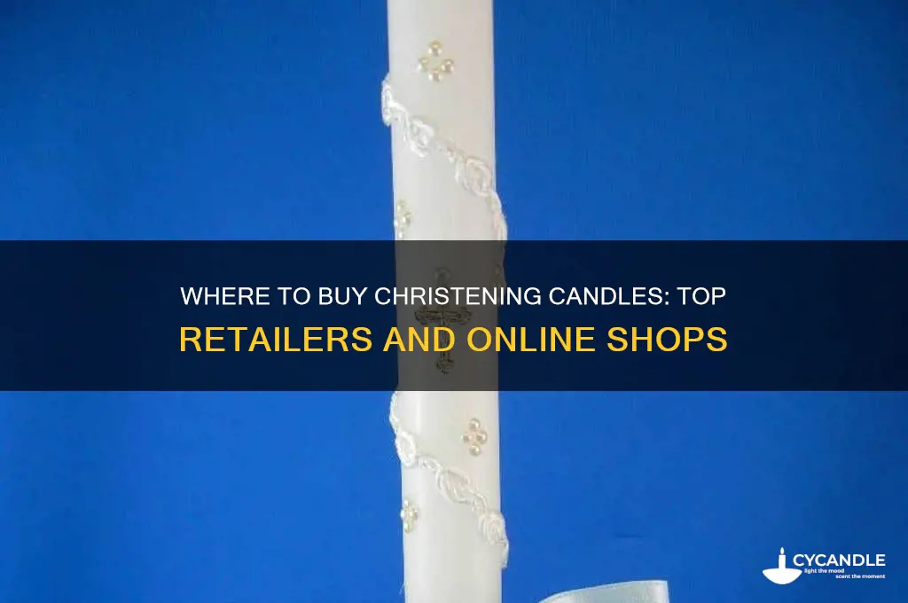 where to buy christening candles