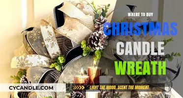 Festive Glow: Top Places to Buy Christmas Candle Wreaths
