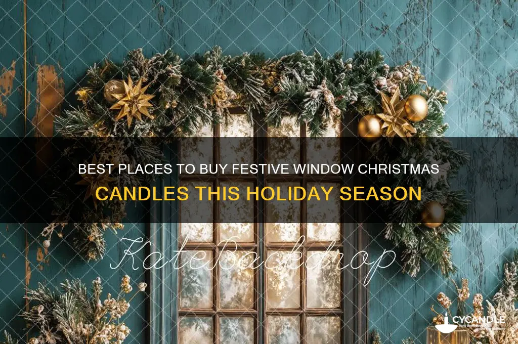 where to buy christmas candles for windows