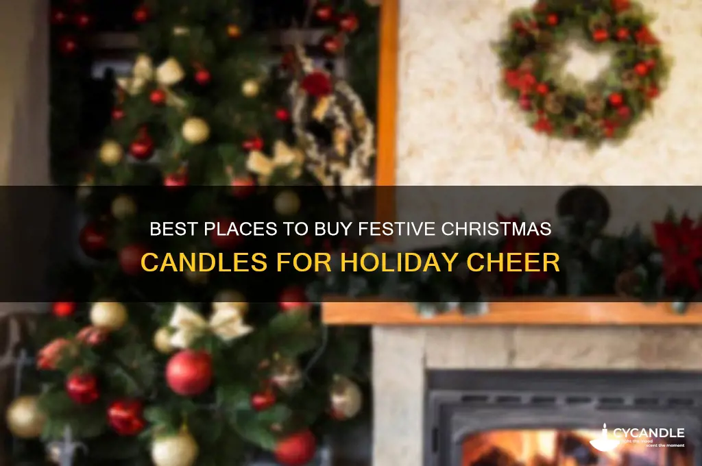 where to buy christmas candles