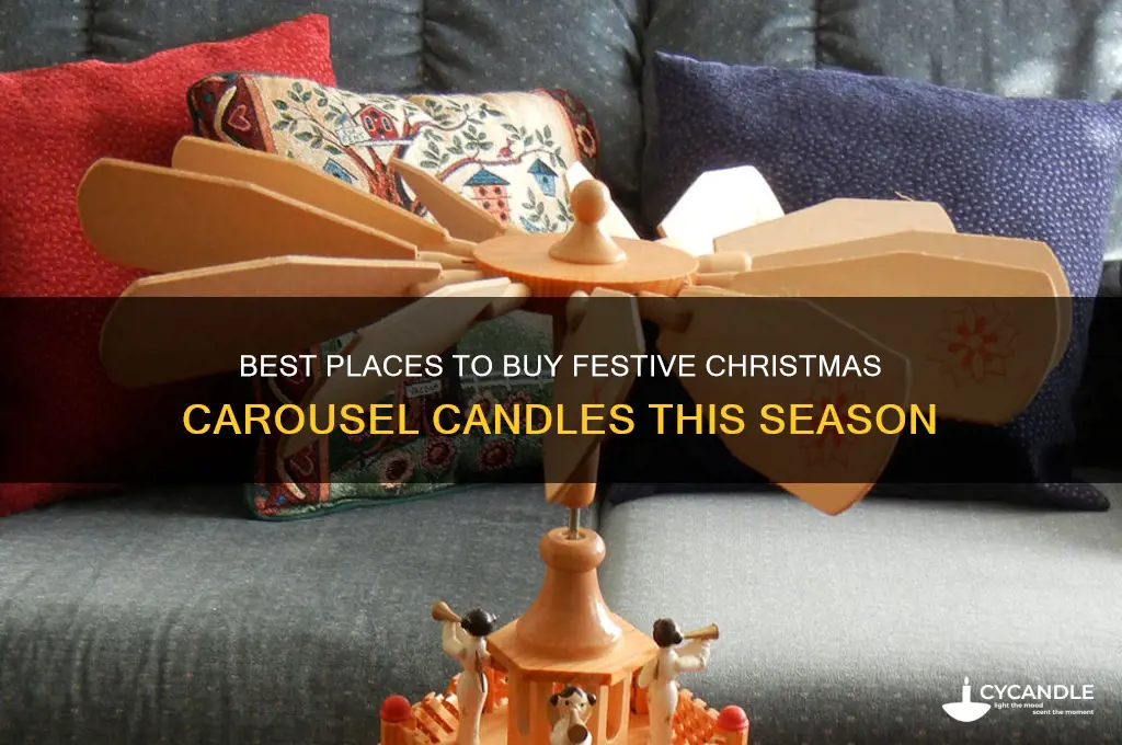 where to buy christmas carousel candles