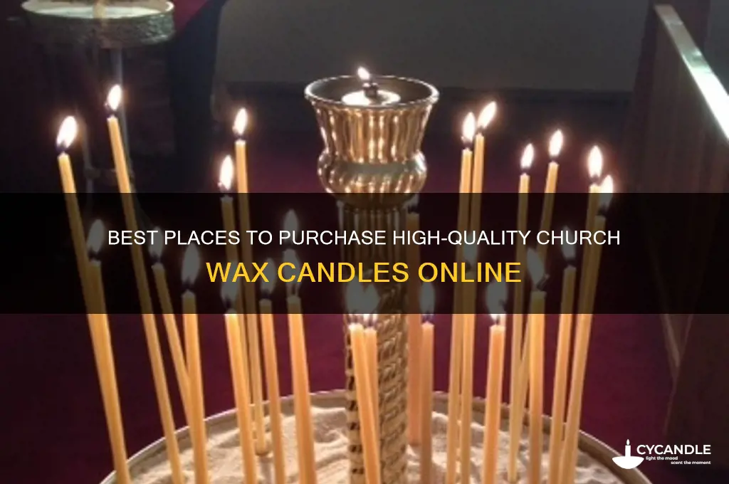 where to buy church wax candles