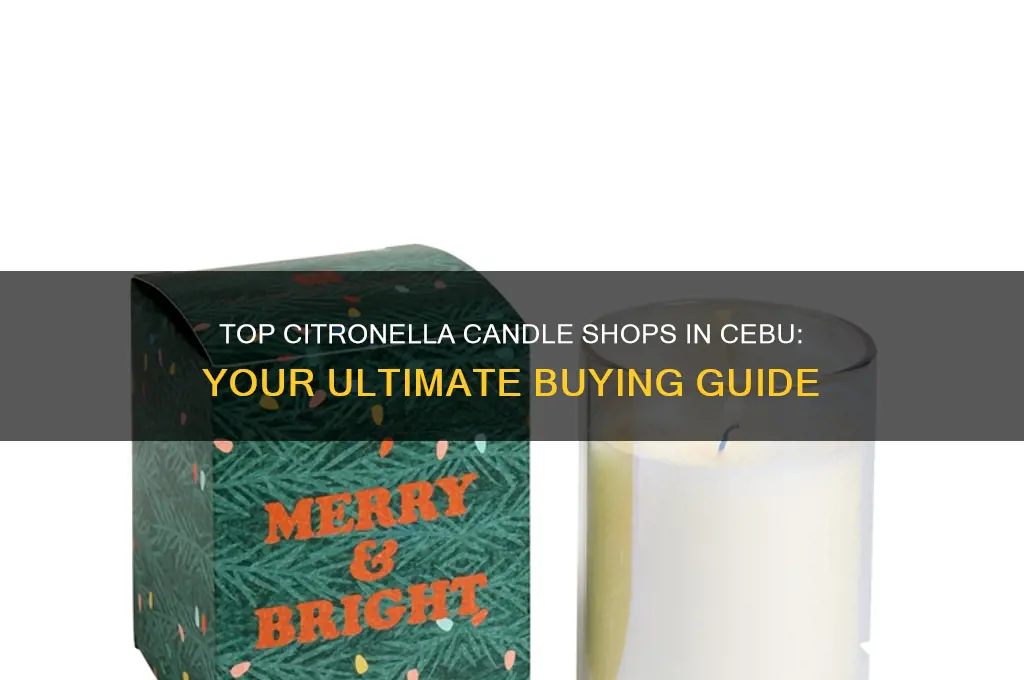 where to buy citronella candles in cebu